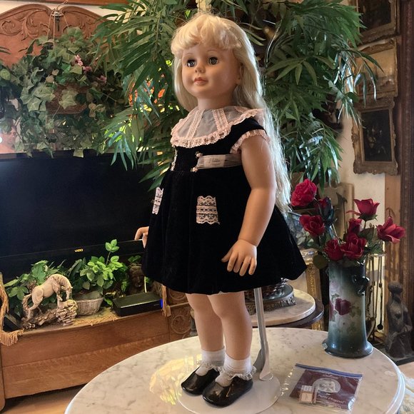 Platinum Patti Playpal Life Size Doll New Old Stock 1990s Ashton Drake Gallery - Picture 5 of 7